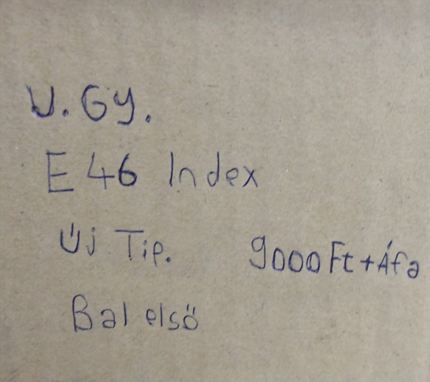 [UTÁNGYÁRTOTT ÚJ] BMW BAL ELSŐ IRÁNYJELZŐ | 3-AS E46 (új típus) | 6313 7165859 3. kép